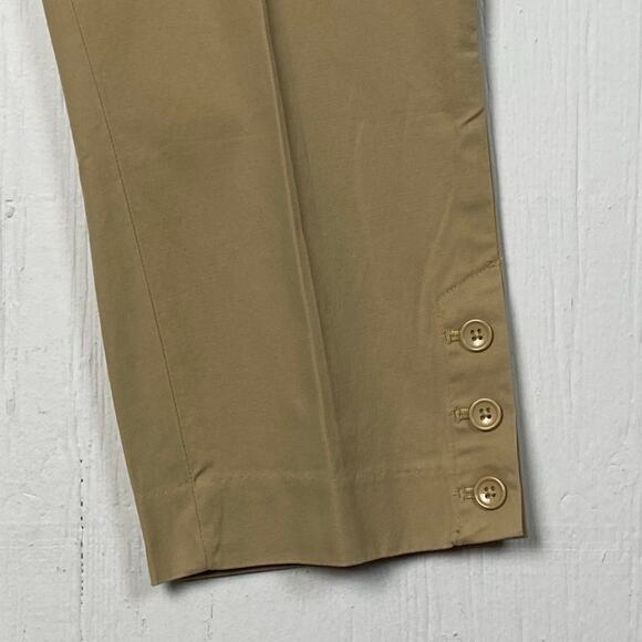 Talbots Perfect Skimmer Tan Khaki Pants Size 6 - Picture 3 of 9